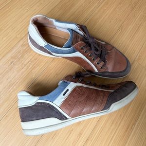 Vintage , athletic leather/suede Eco lace up shoes Womens 10,5 men’s 9
